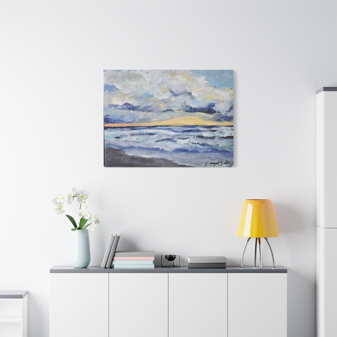 Canvas Wall Art - After the Rain, Sunshine Inspired Matte Canvas