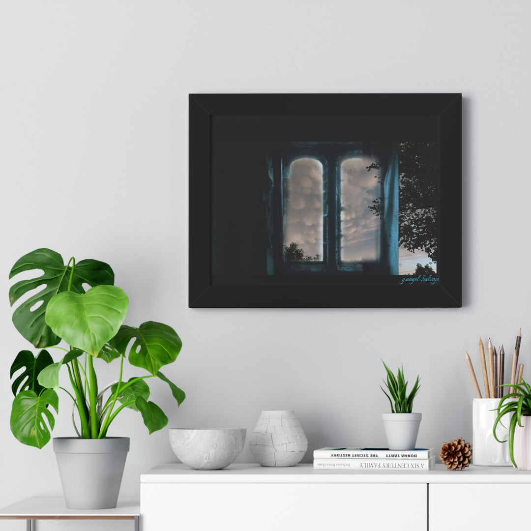 Walk into the Sky Framed Horizontal Poster