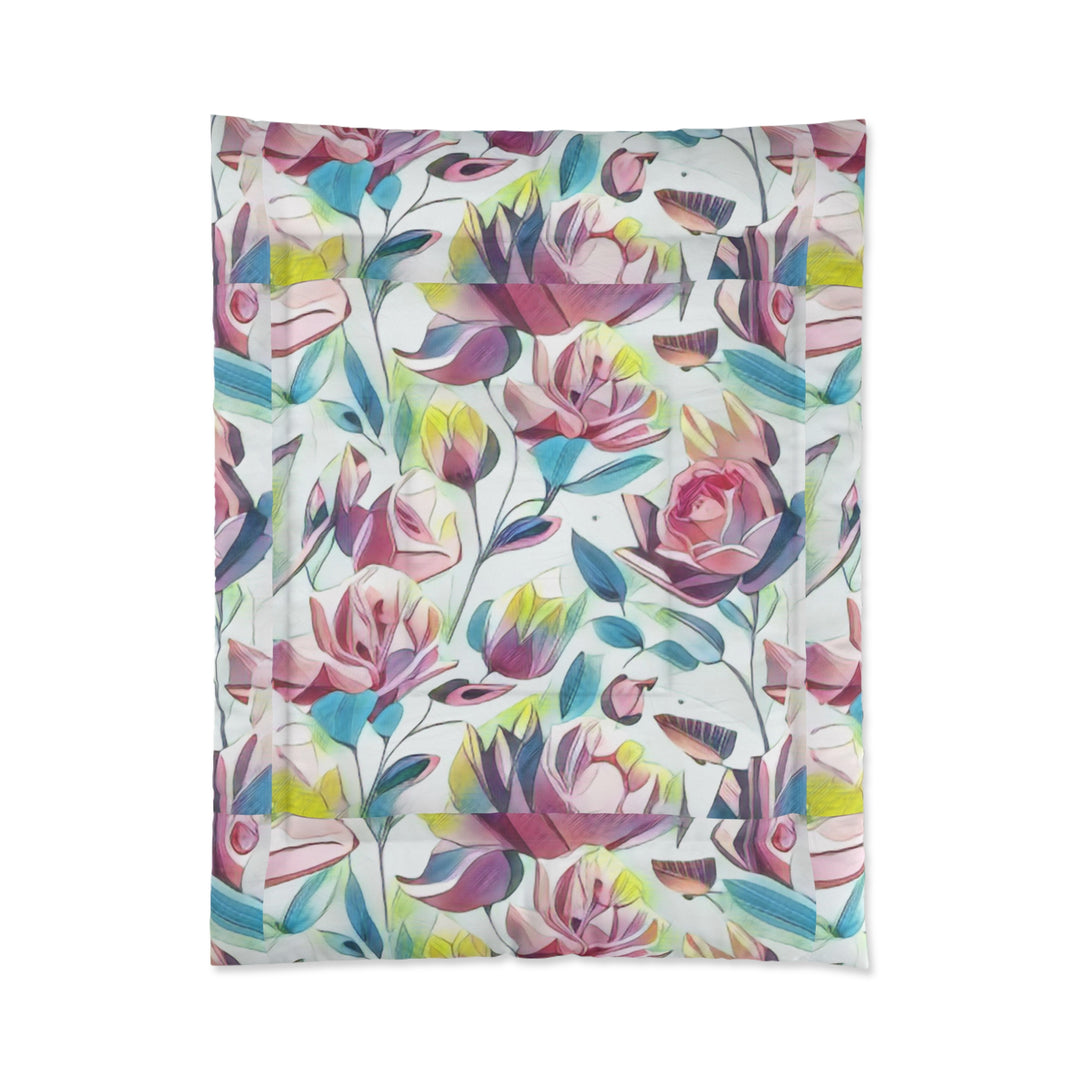 Colorful Roses Comforter