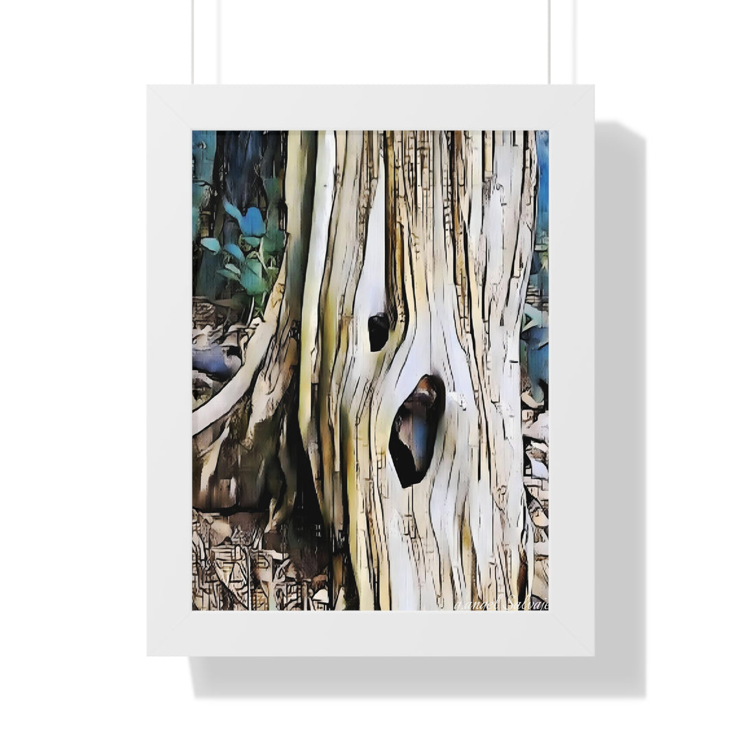It Is All About What is Hidden Within Framed Vertical Poster
