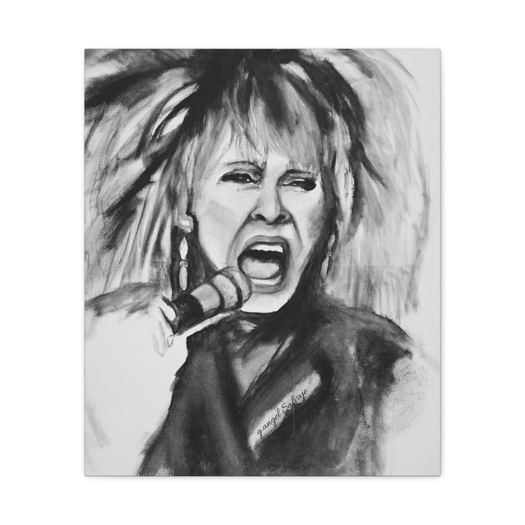 Canvas Print Tina Turner Portrait