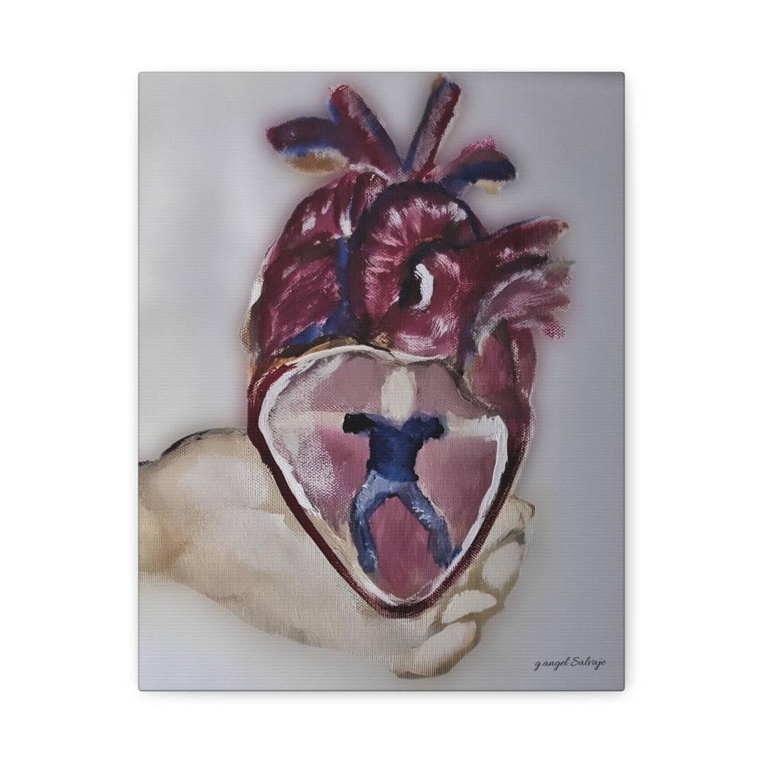 Canvas Print - Abiding Within:Extremely Whole Hearted Sleeves Painting by g angel Salvaje