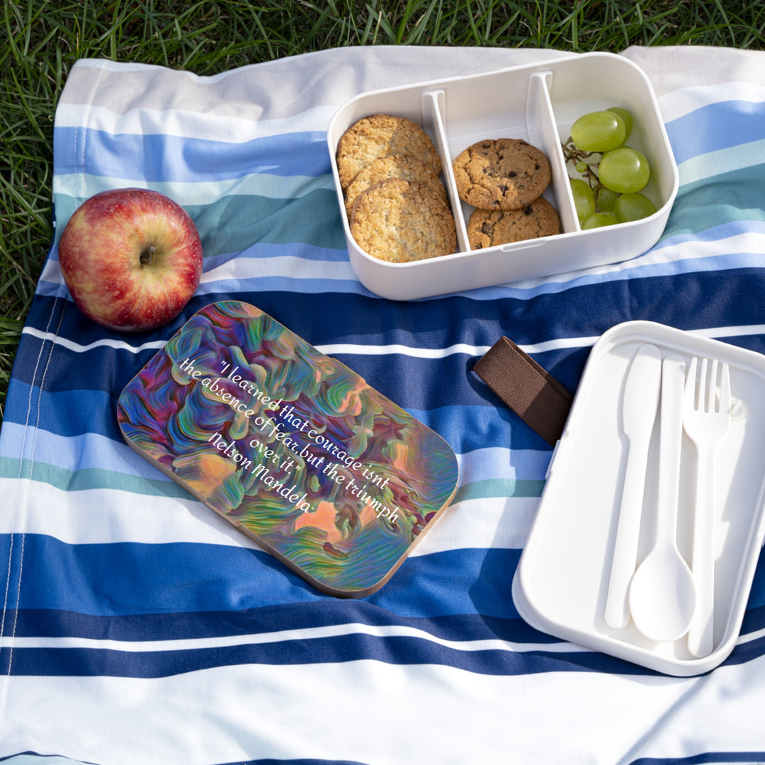 Courage , Nelson Mandela Bento Lunch Box