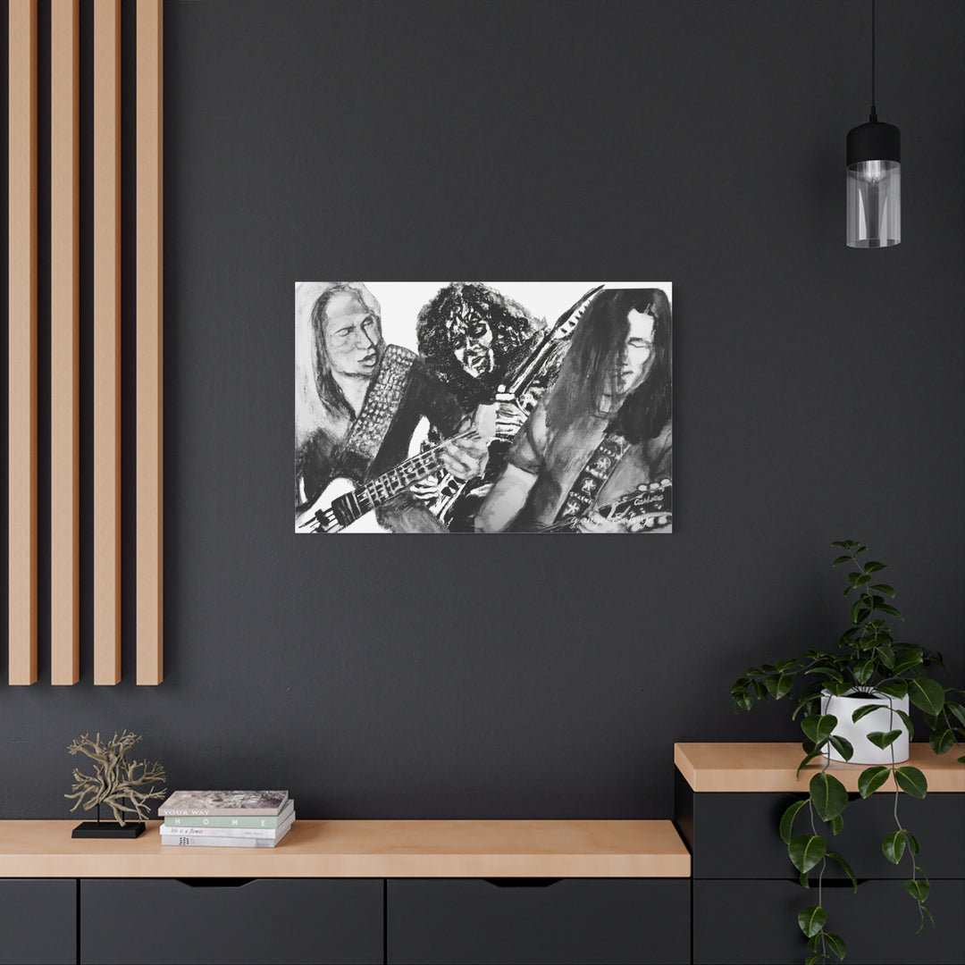 Canvas Print - Slaughter Band Mad About You painting Compilation g angel Salvaje