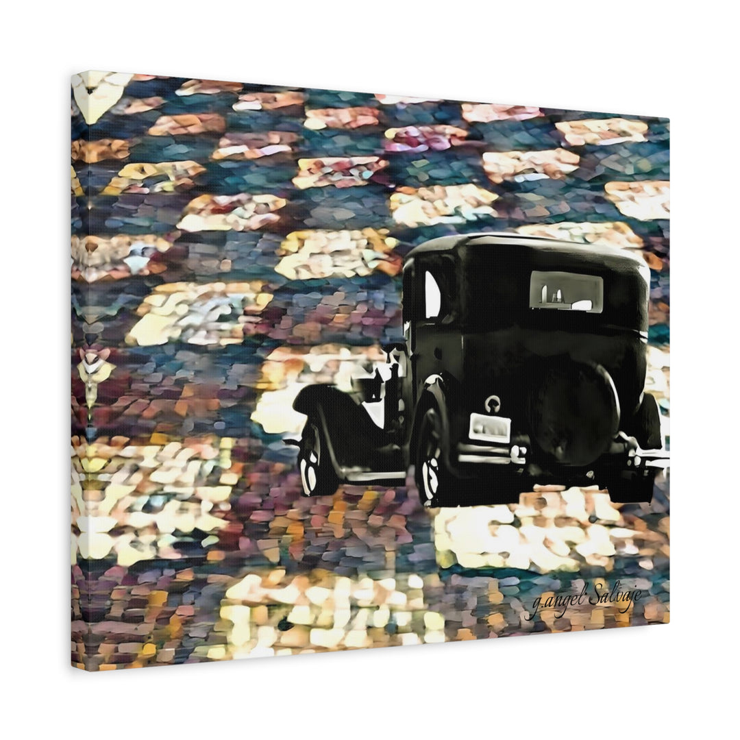 Checkered Past ,Matte Canvas, Stretched, 1.25"