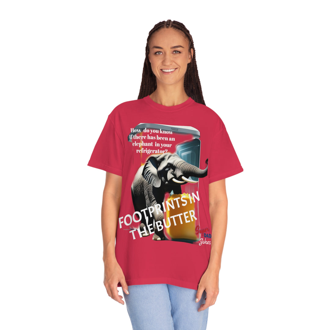 Dad jokes elephant Unisex Garment-Dyed T-shirt