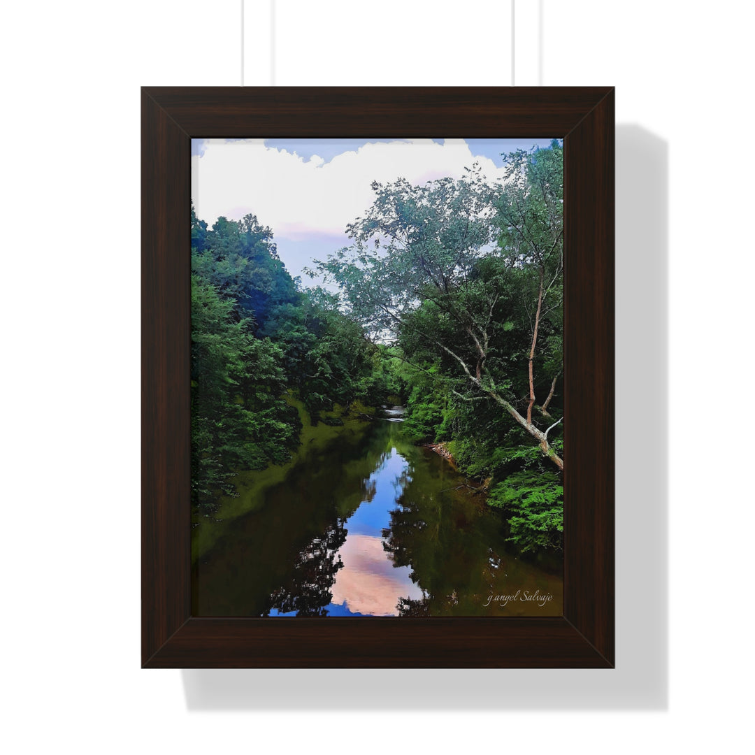 Heavenly Reflections Framed Vertical Poster