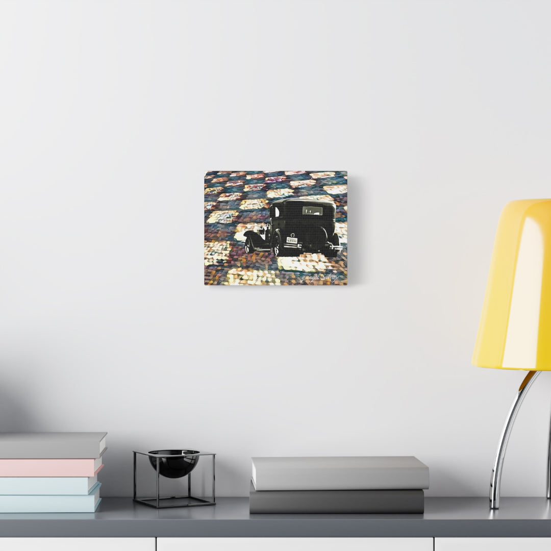 Checkered Past ,Matte Canvas, Stretched, 1.25"