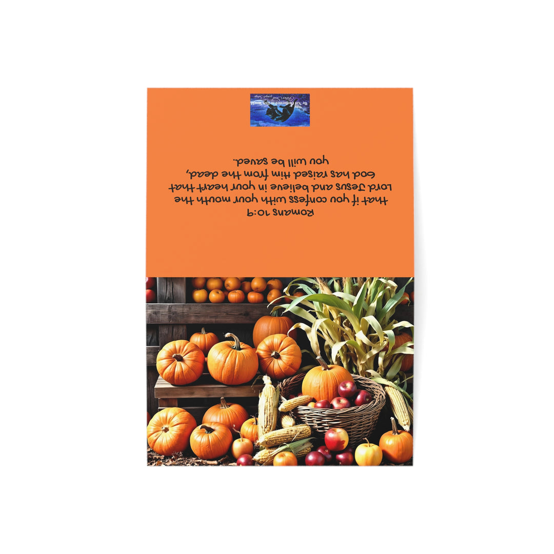 Thanksgiving Greeting Cards - Psalm 9:1-2 ESV
