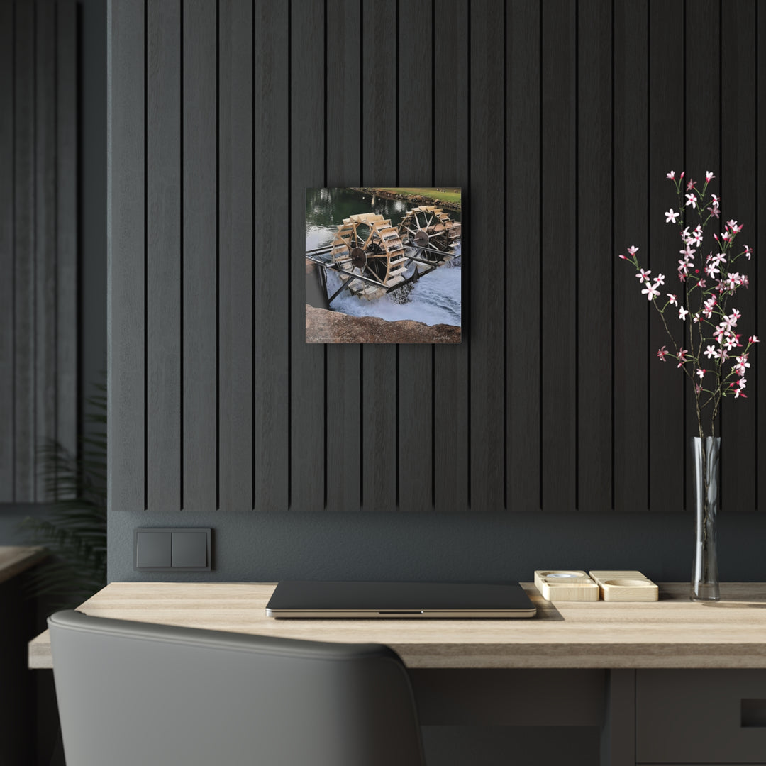 Water Wheel , Spring Park  Acrylic Prints