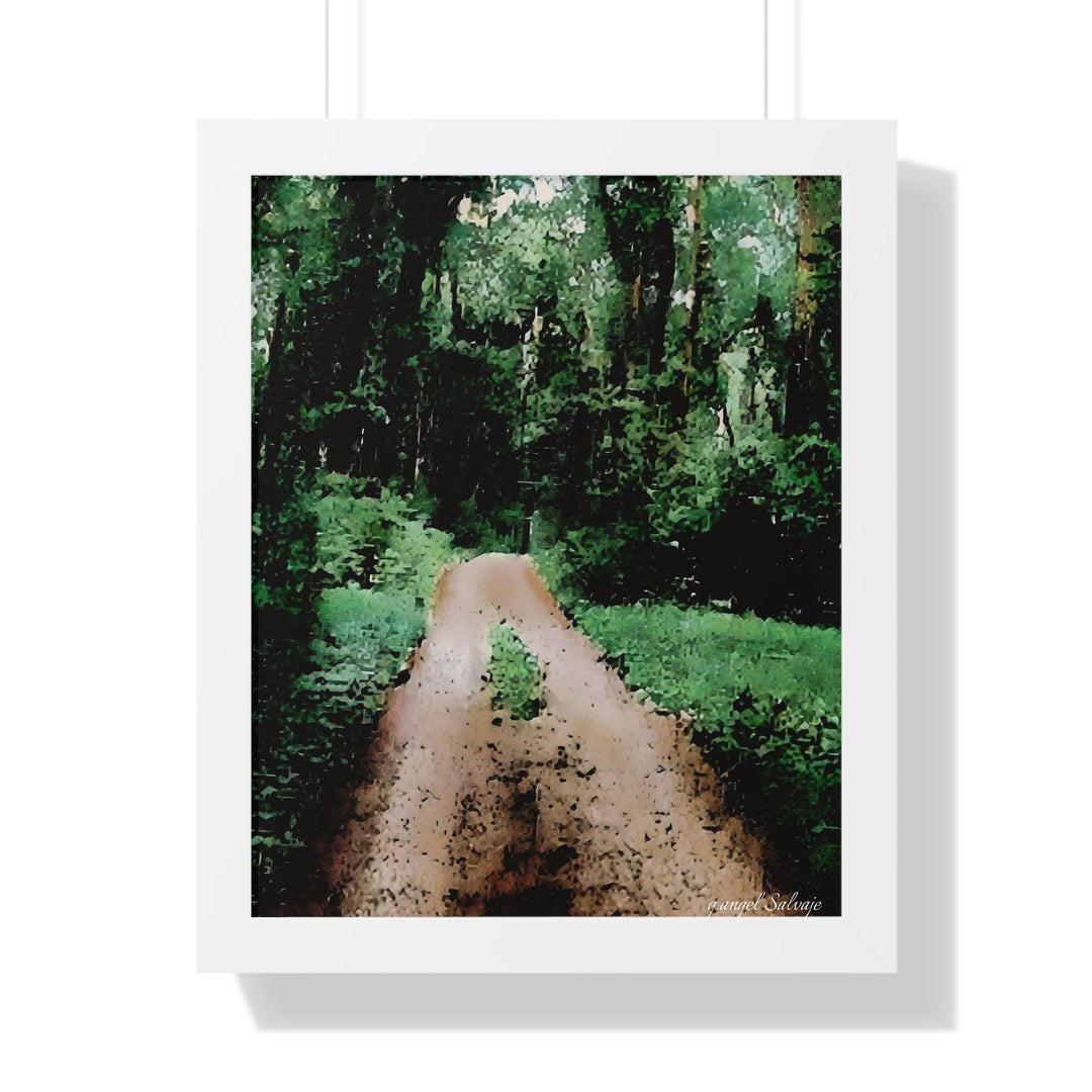 Life Viewed in Retrospect Framed Vertical Poster