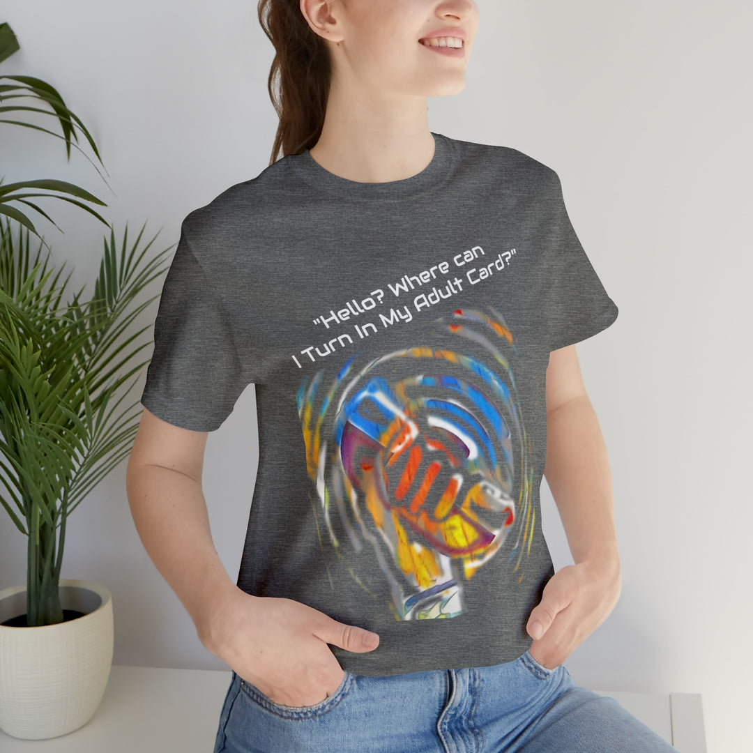 ADULT CARD Dad Jokes Unisex Jersey Short Sleeve Tee