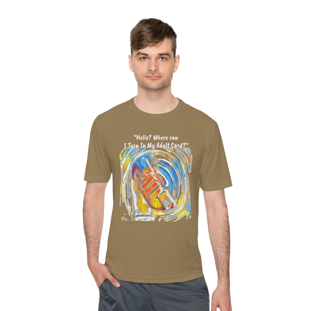 Adult Card Returns Unisex Moisture Wicking Tee