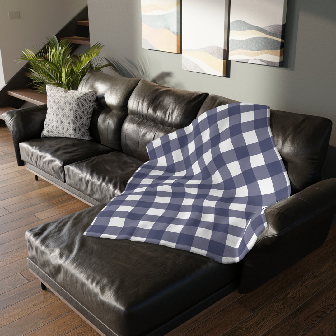 Farmhouse Vibes Velveteen Minky Blanket (Two-sided print)