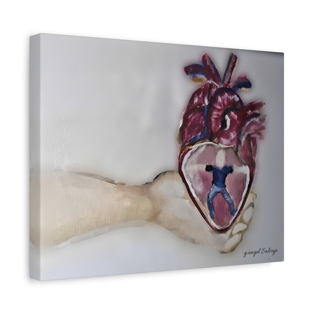 Canvas Print - Abiding Within:Extremely Whole Hearted Sleeves Painting by g angel Salvaje