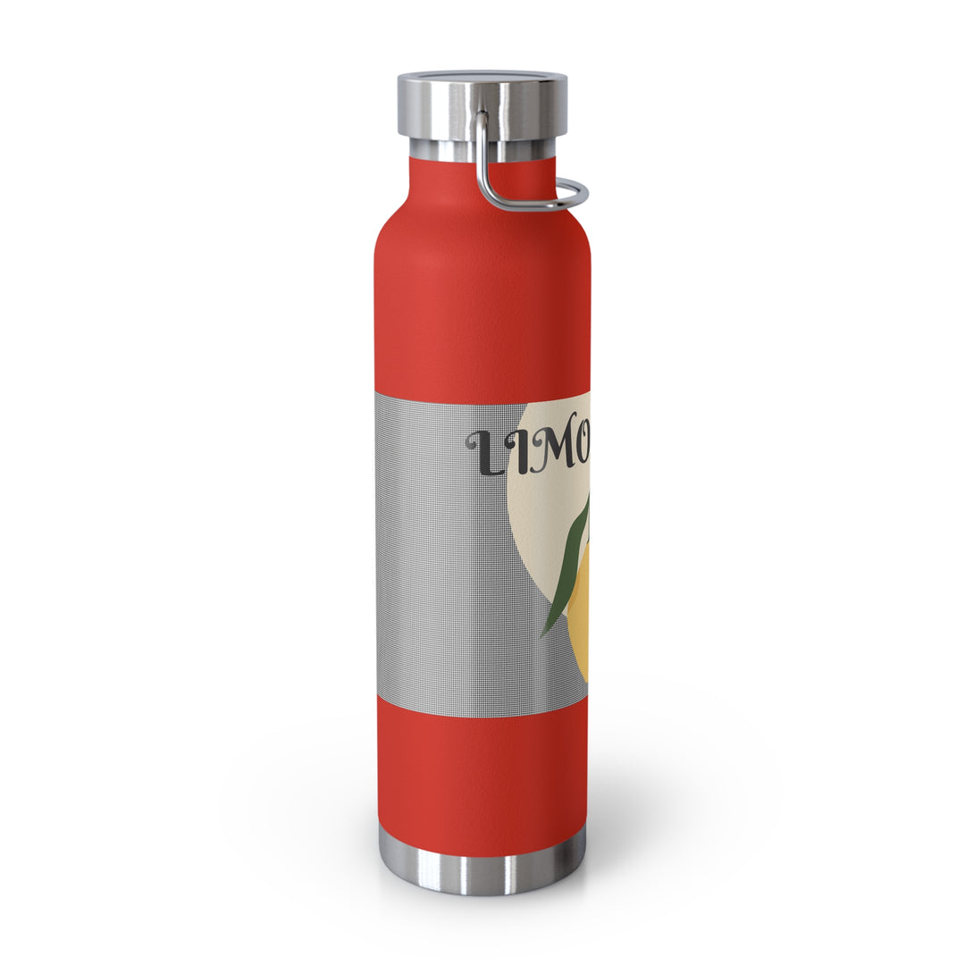 Limoncello Hounds Tooth Copper Vacuum Insulated Bottle, 22oz