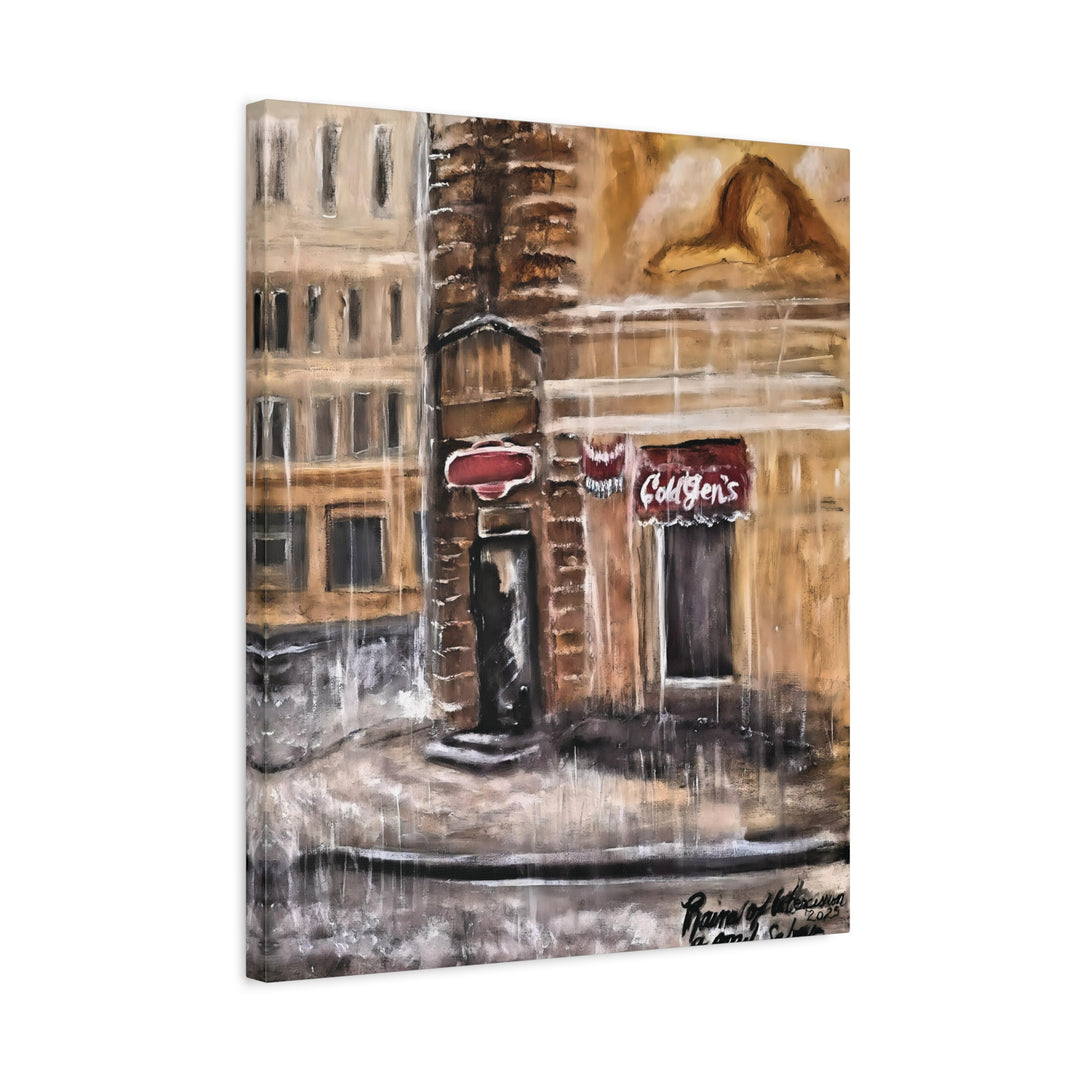 Realist Tones Canvas Print - Tears of Intercession-Urban Rainscape Design