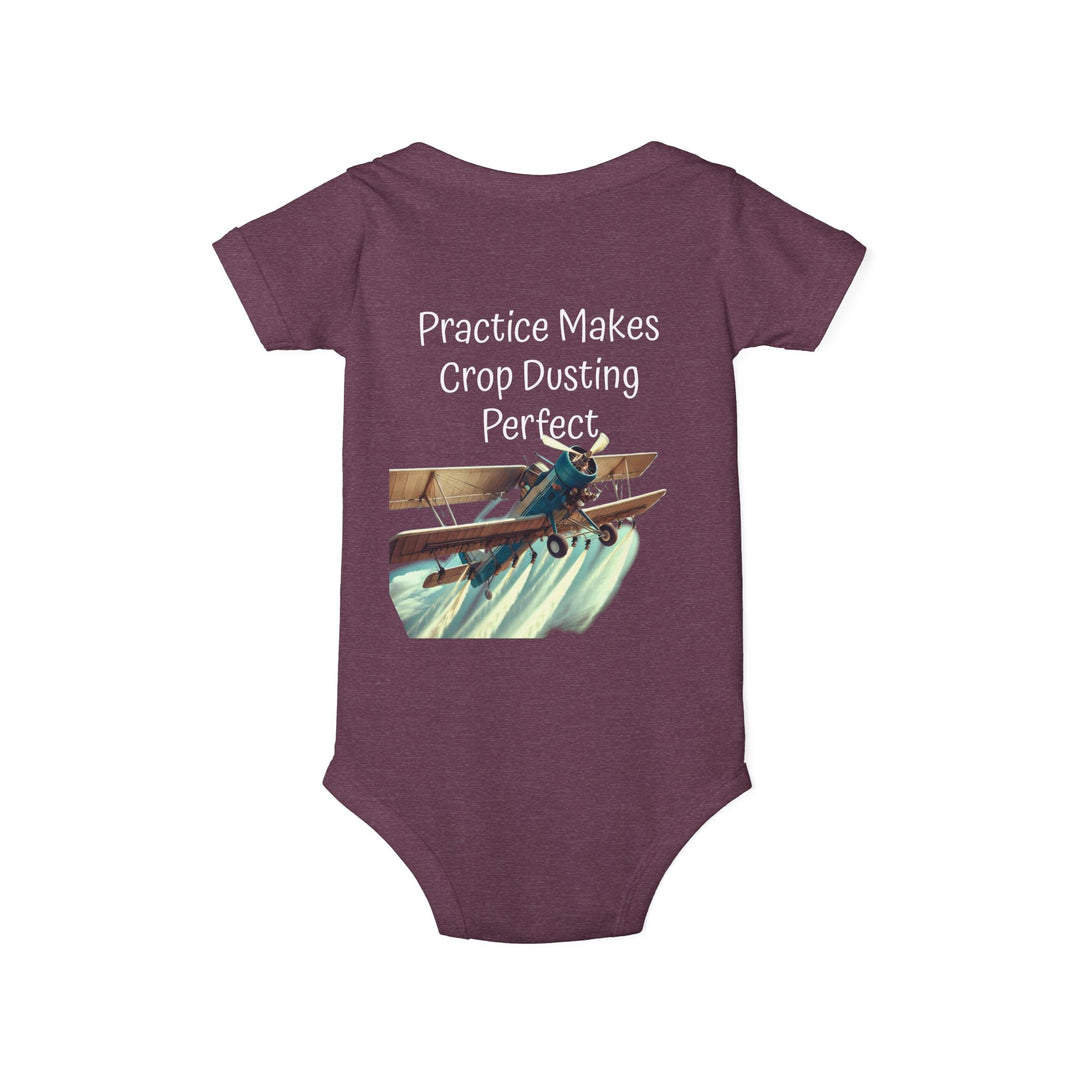 Onesie - Funny Baby Crop Duster Infant Jersey One Piece