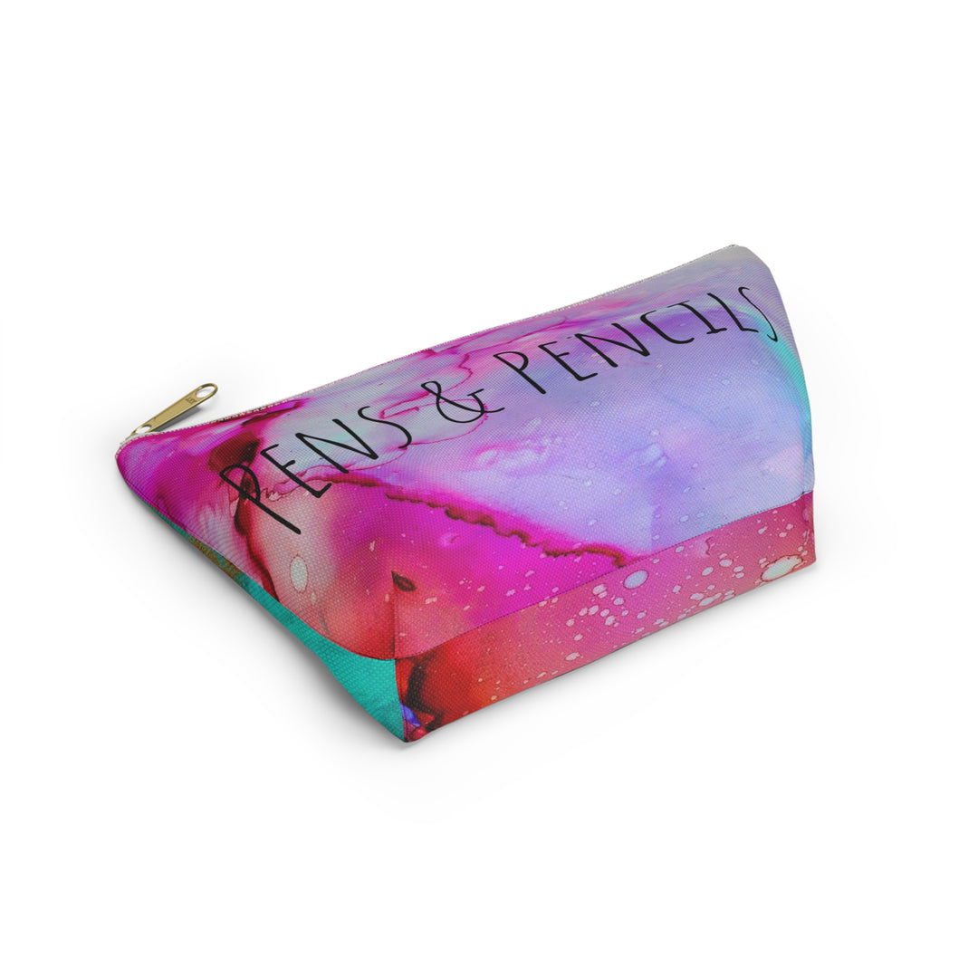 Color Swirl Pens and Pencils Accessory Pouch w T-bottom