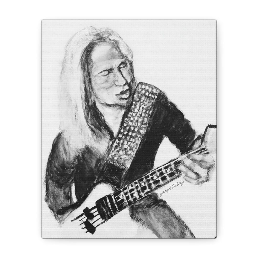 Canvas Print - Dana Strum Bass Player Portrait