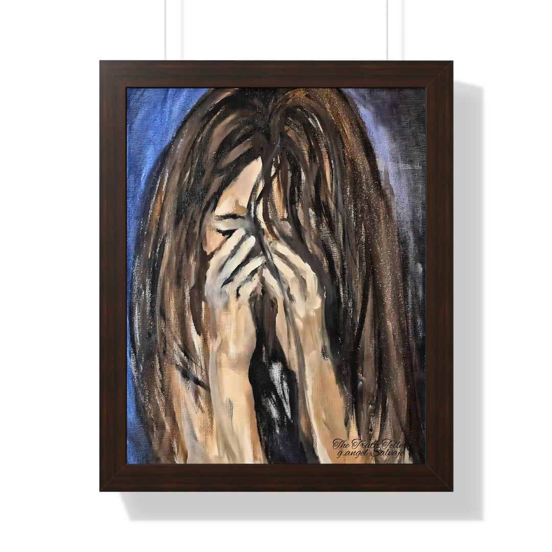 The Truth Teller Framed Vertical Poster