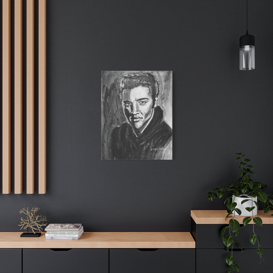 Elvis Canvas Print, from the Rock and Roll Series