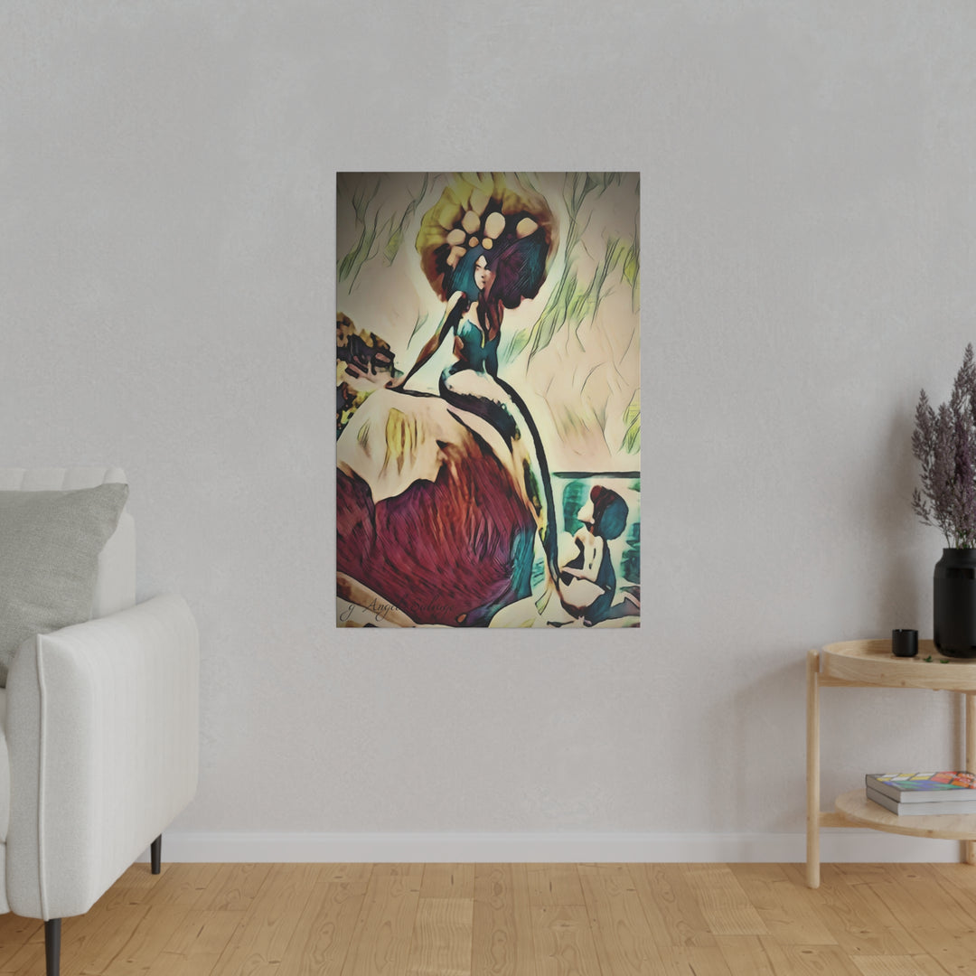 Mermaid Madonna Canvas, Stretched, 0.75"