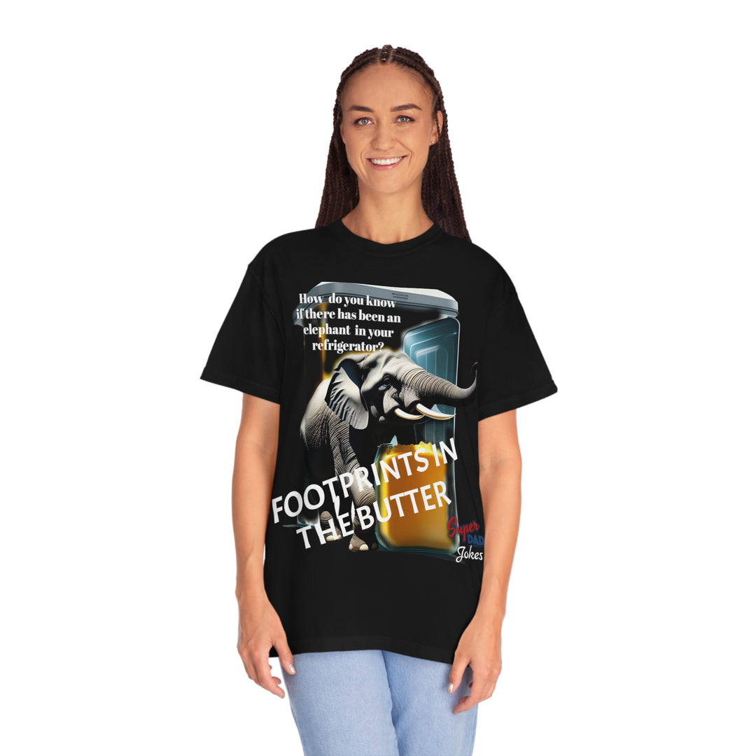 Dad jokes elephant Unisex Garment-Dyed T-shirt
