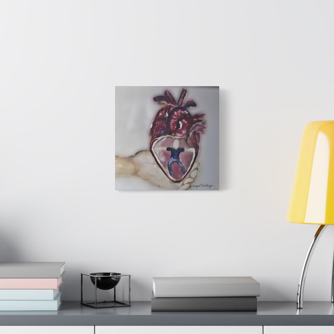 Canvas Print - Abiding Within:Extremely Whole Hearted Sleeves Painting by g angel Salvaje