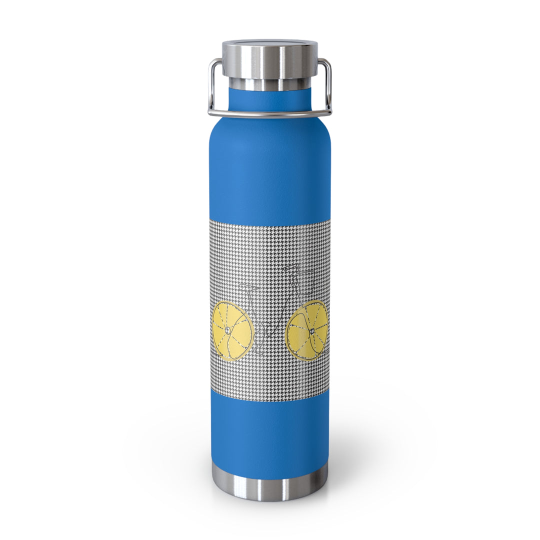 Lemon Keep'uh Pushin'  Copper Vacuum Insulated Bottle, 22oz