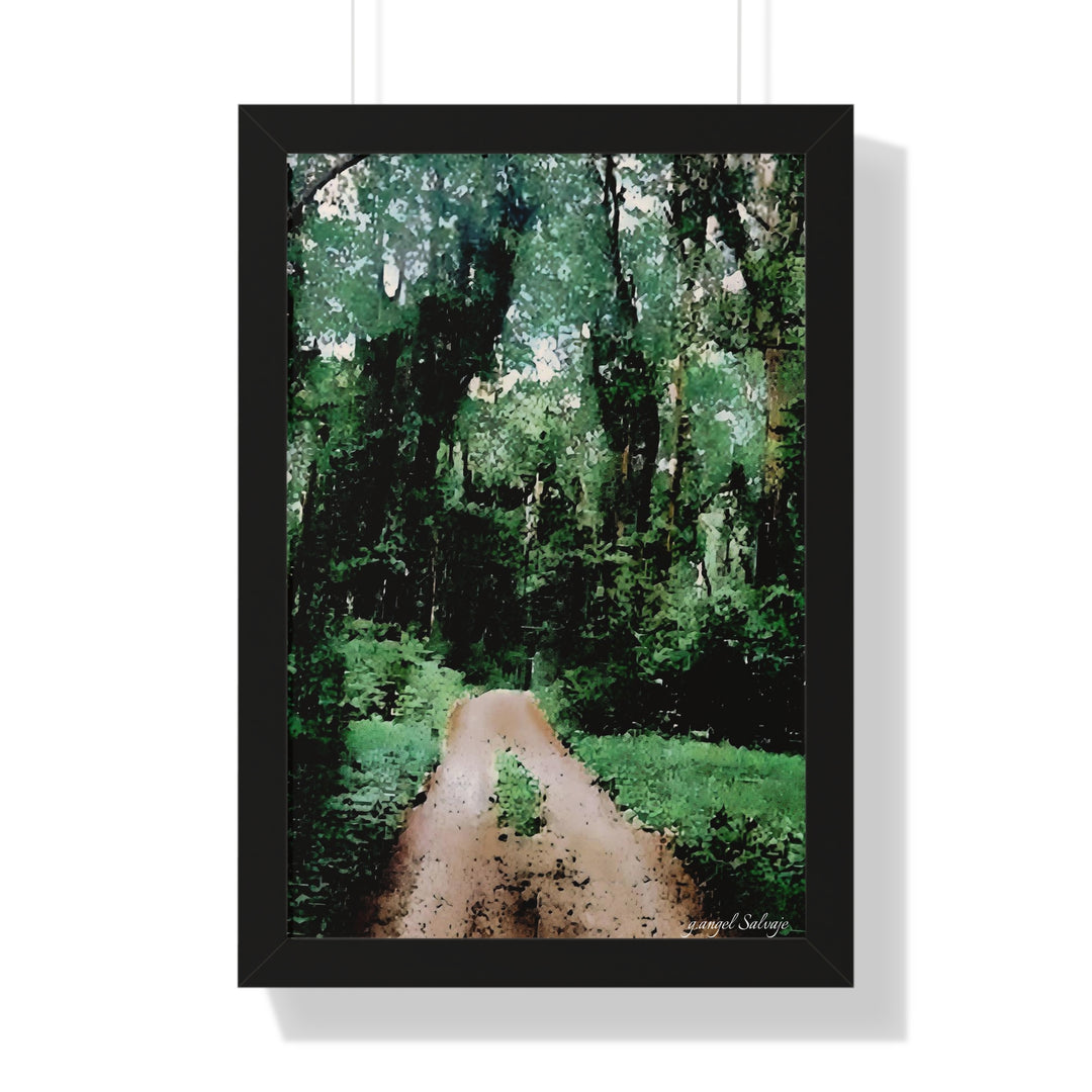 Life Viewed in Retrospect Framed Vertical Poster