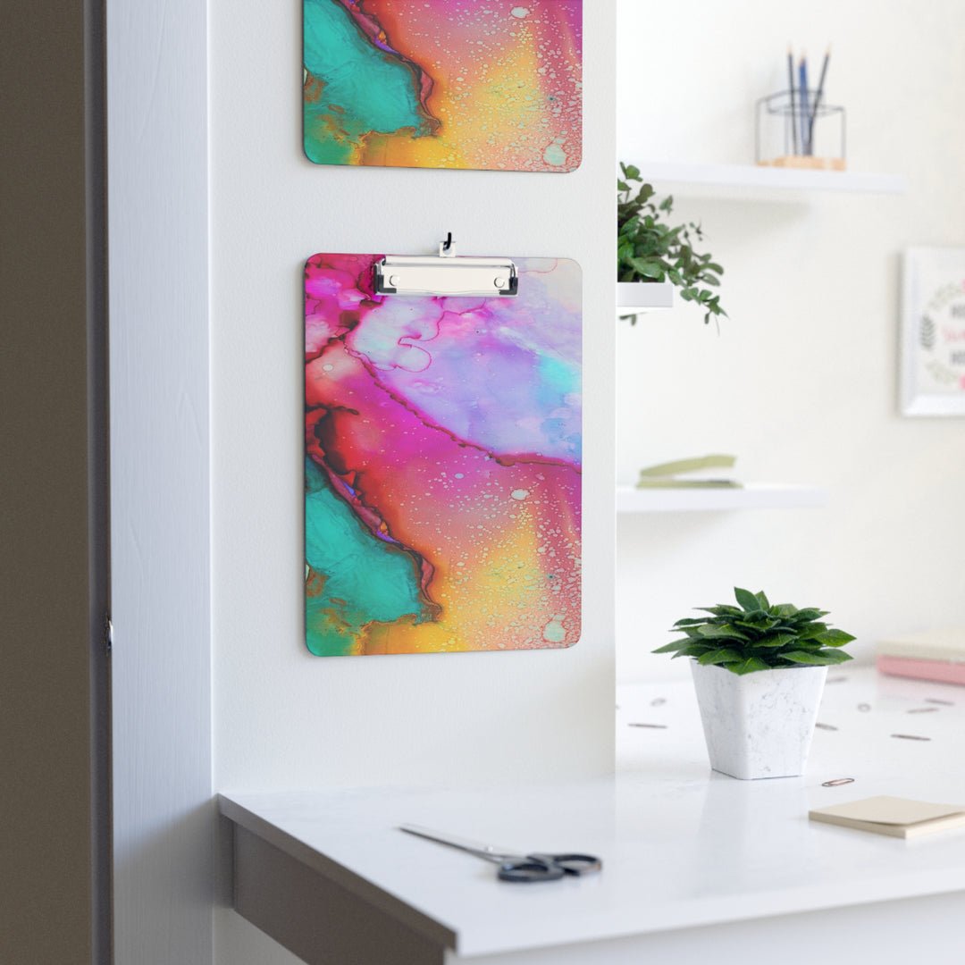 Color Swirl Clipboard