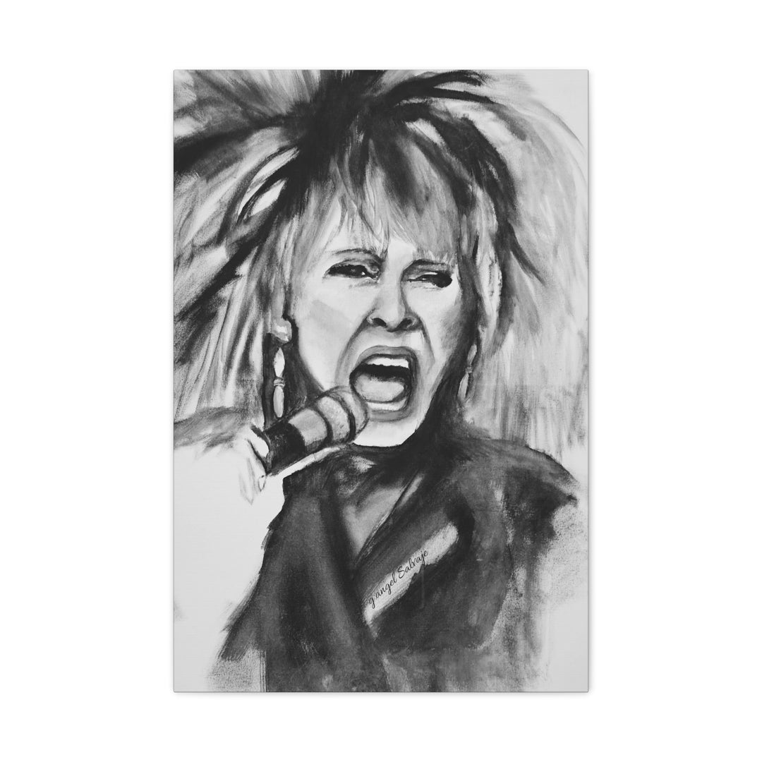 Canvas Print Tina Turner Portrait