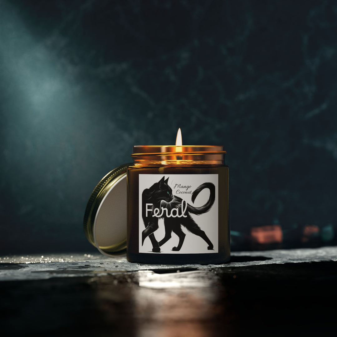 Scented Candle, Mango Coconut, Feral Vibes