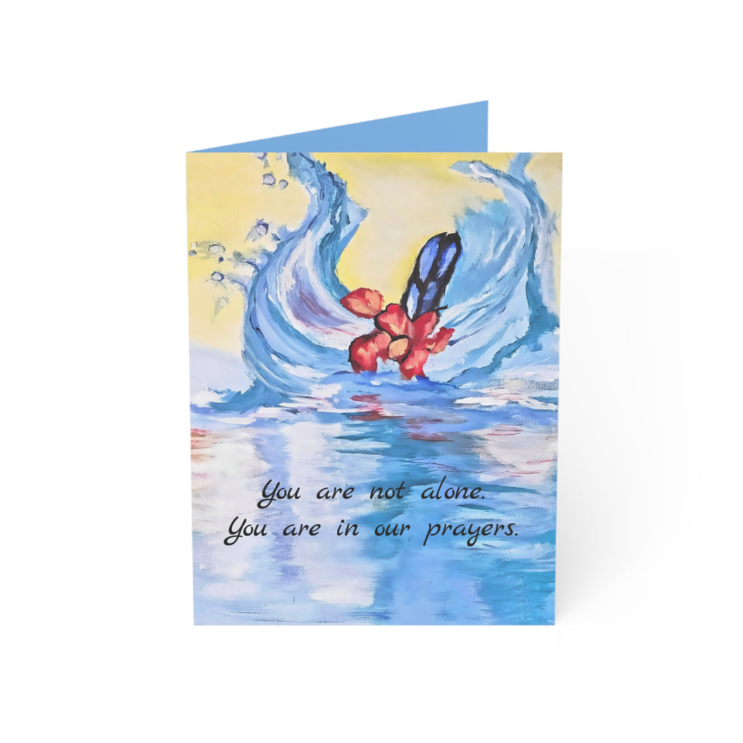 Sympathy Greeting Cards- He collects each tear