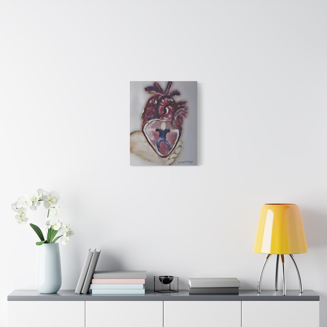 Canvas Print - Abiding Within:Extremely Whole Hearted Sleeves Painting by g angel Salvaje