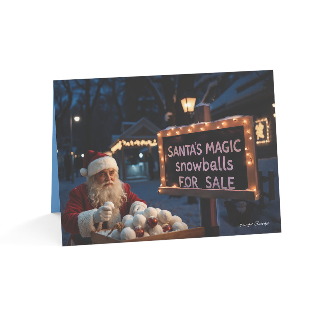 Christmas Magic Greeting Cards horizontal
