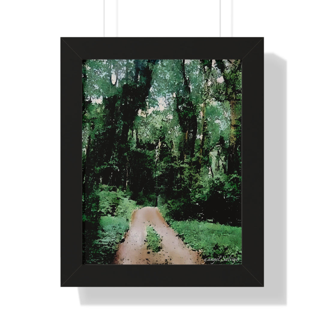 Life Viewed in Retrospect Framed Vertical Poster
