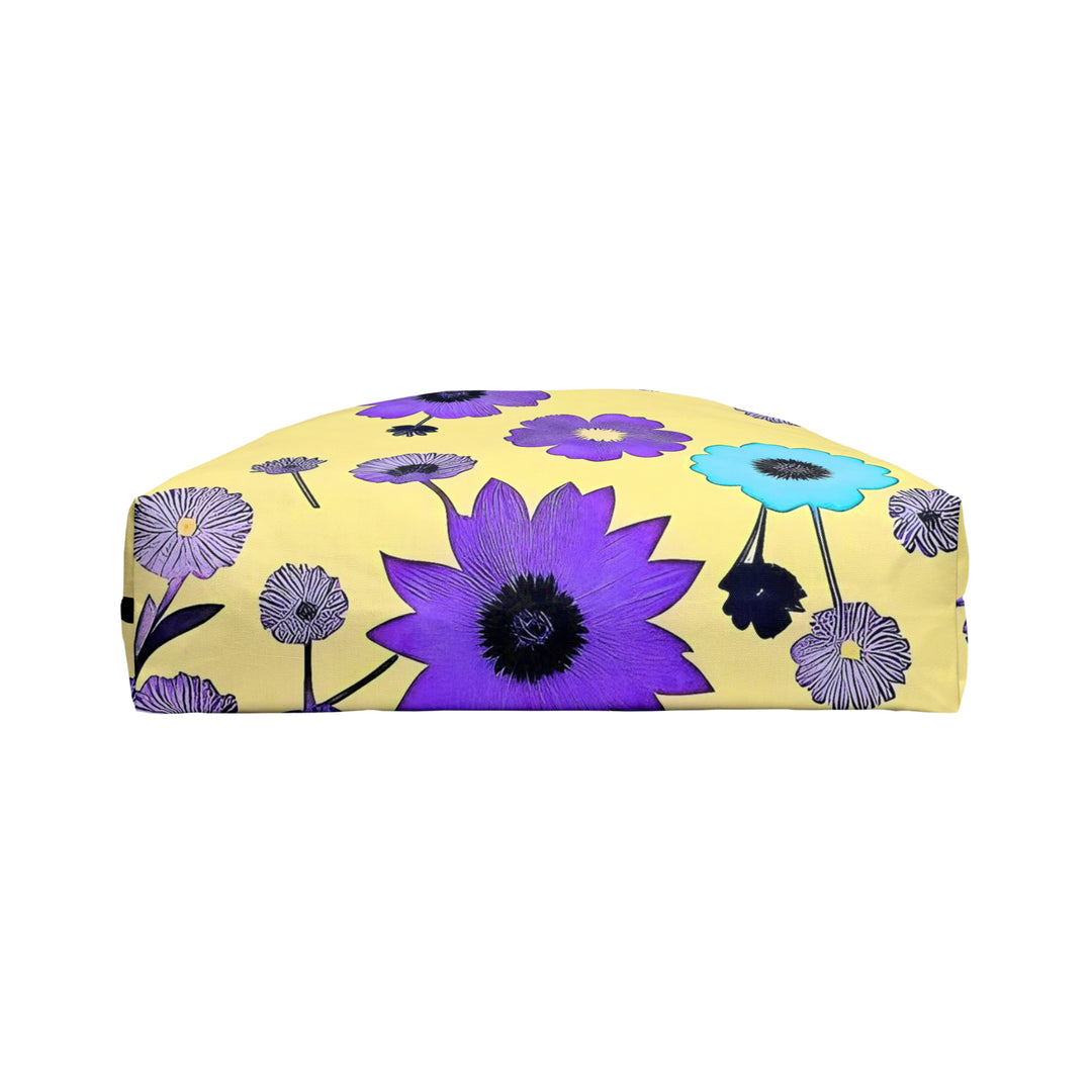 Purple Flowers Dancing on Sunshine Weekender Tote Bag