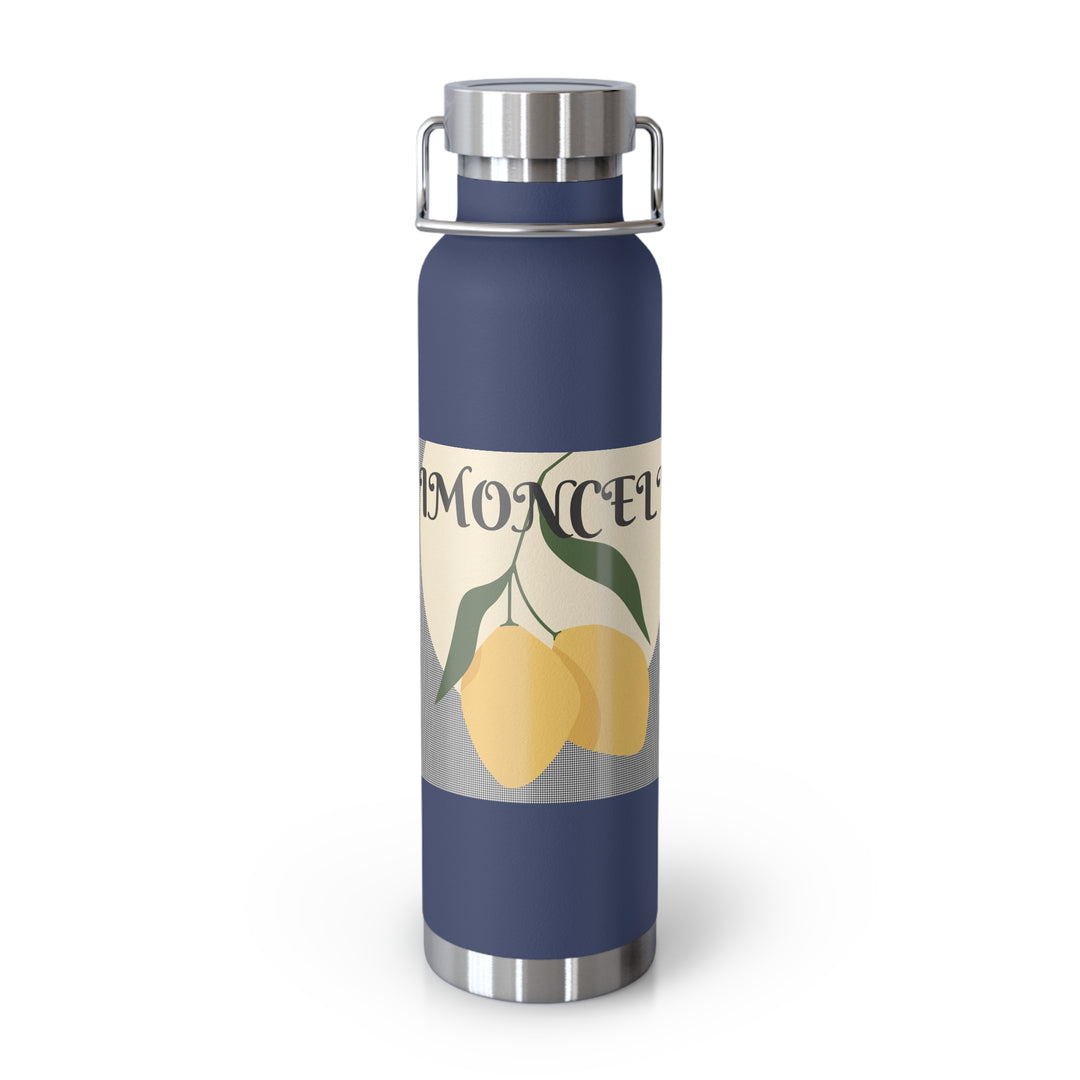 Limoncello Hounds Tooth Copper Vacuum Insulated Bottle, 22oz