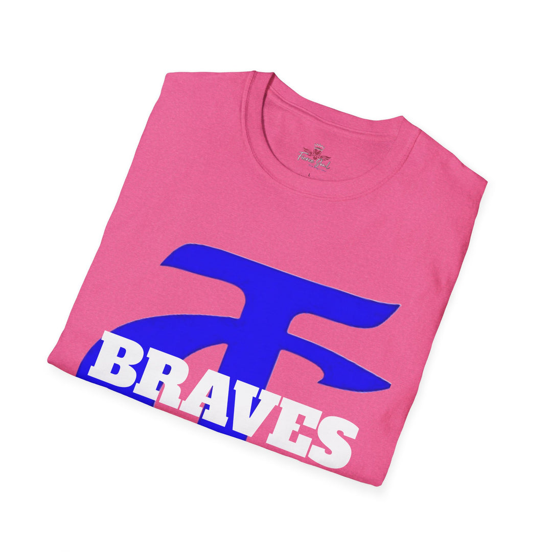 T-Shirt - Tishomingo County High School Braves Football Breast Cancer Awareness Pink Shirt