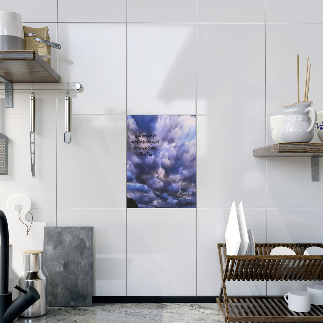 Don't Miss The Sunshine, Ceramic Photo Tile