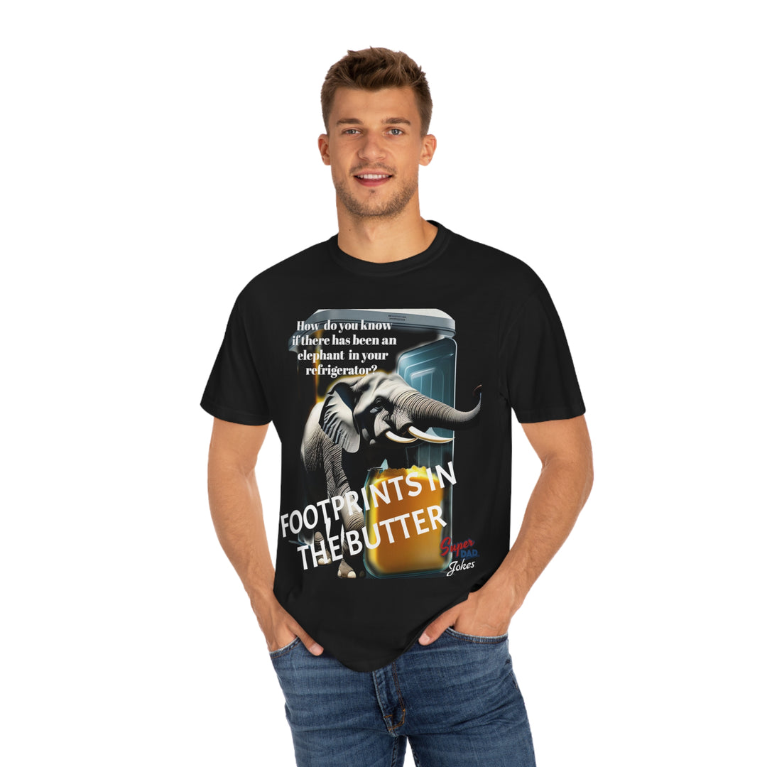 Dad jokes elephant Unisex Garment-Dyed T-shirt