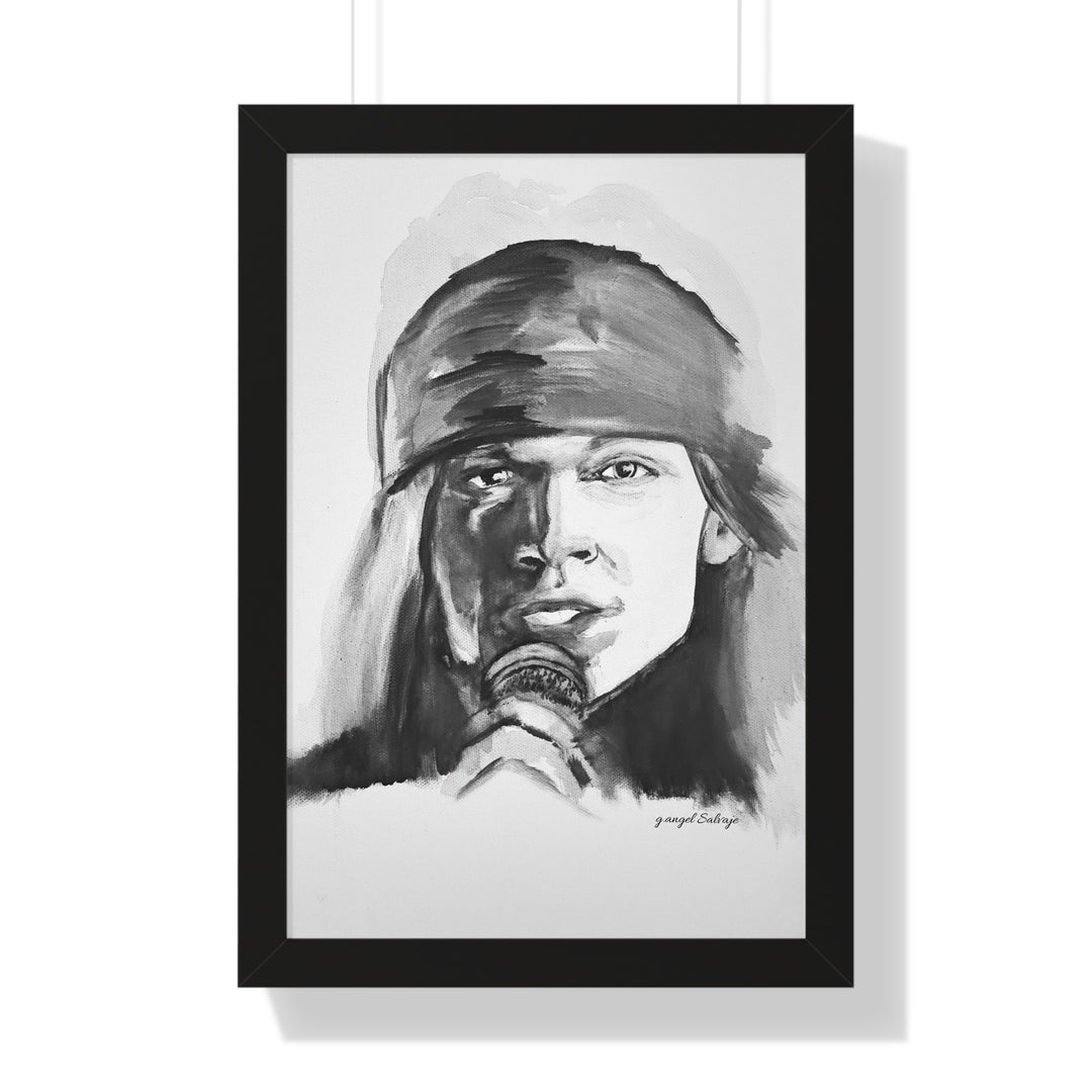 Axle Rose Vertical Poster