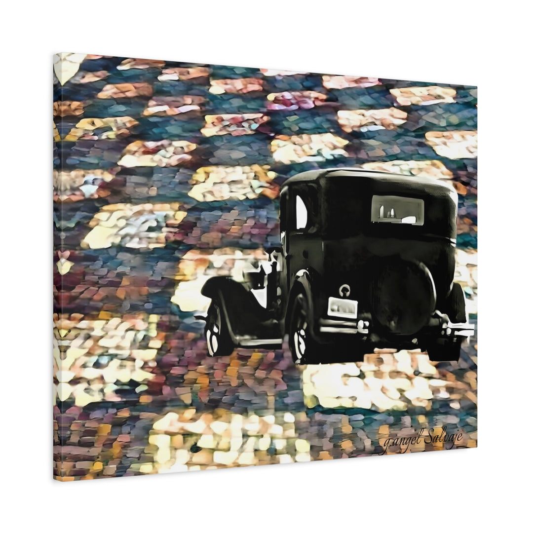Checkered Past ,Matte Canvas, Stretched, 1.25"