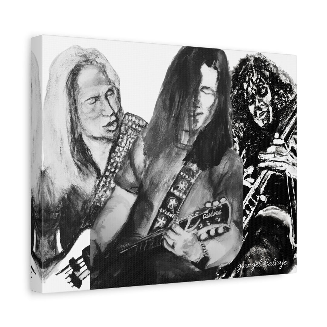 Canvas Print - Slaughter Band Mad About You painting Compilation g angel Salvaje
