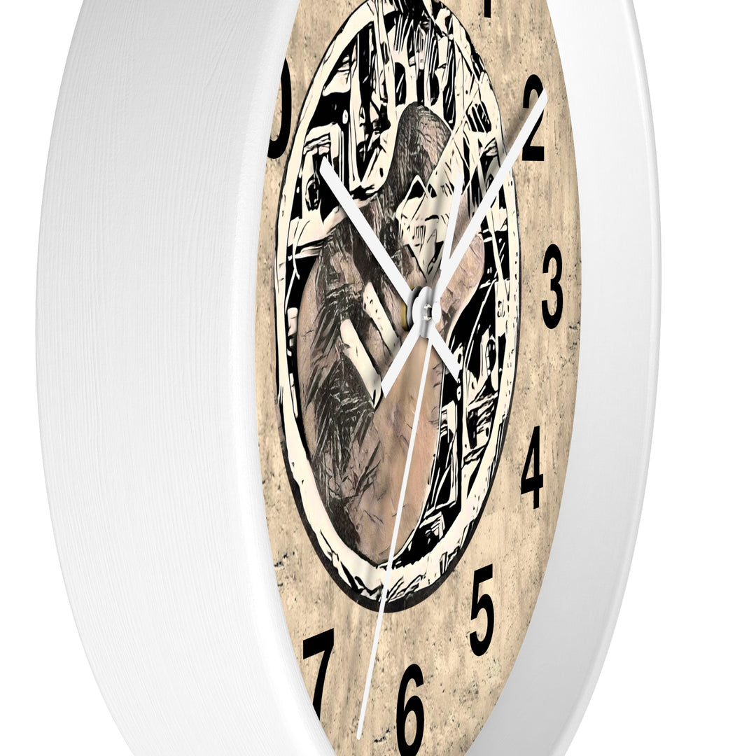 A Little Sketchy Guitar on Nashville Wall Clock