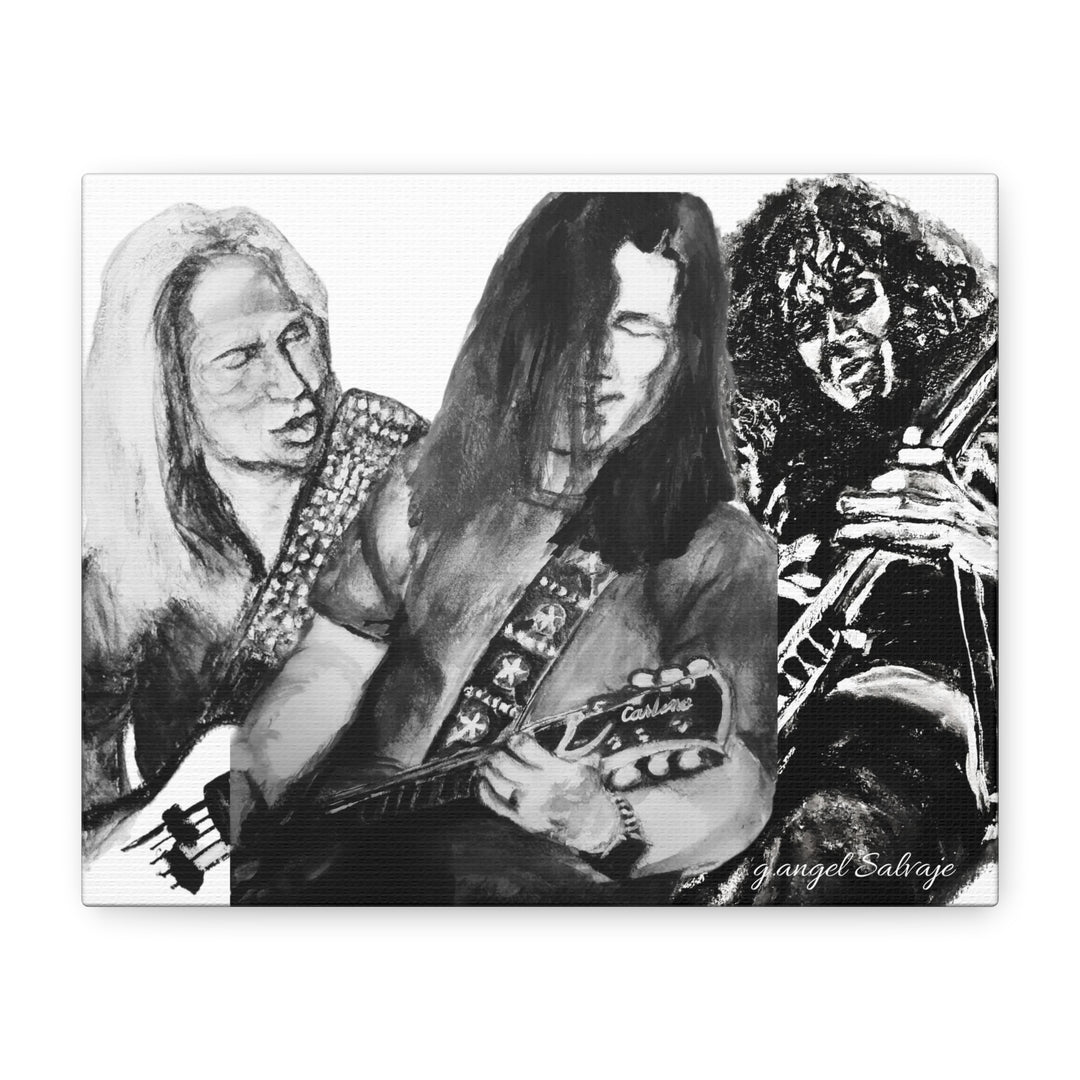 Canvas Print - Slaughter Band Mad About You painting Compilation g angel Salvaje