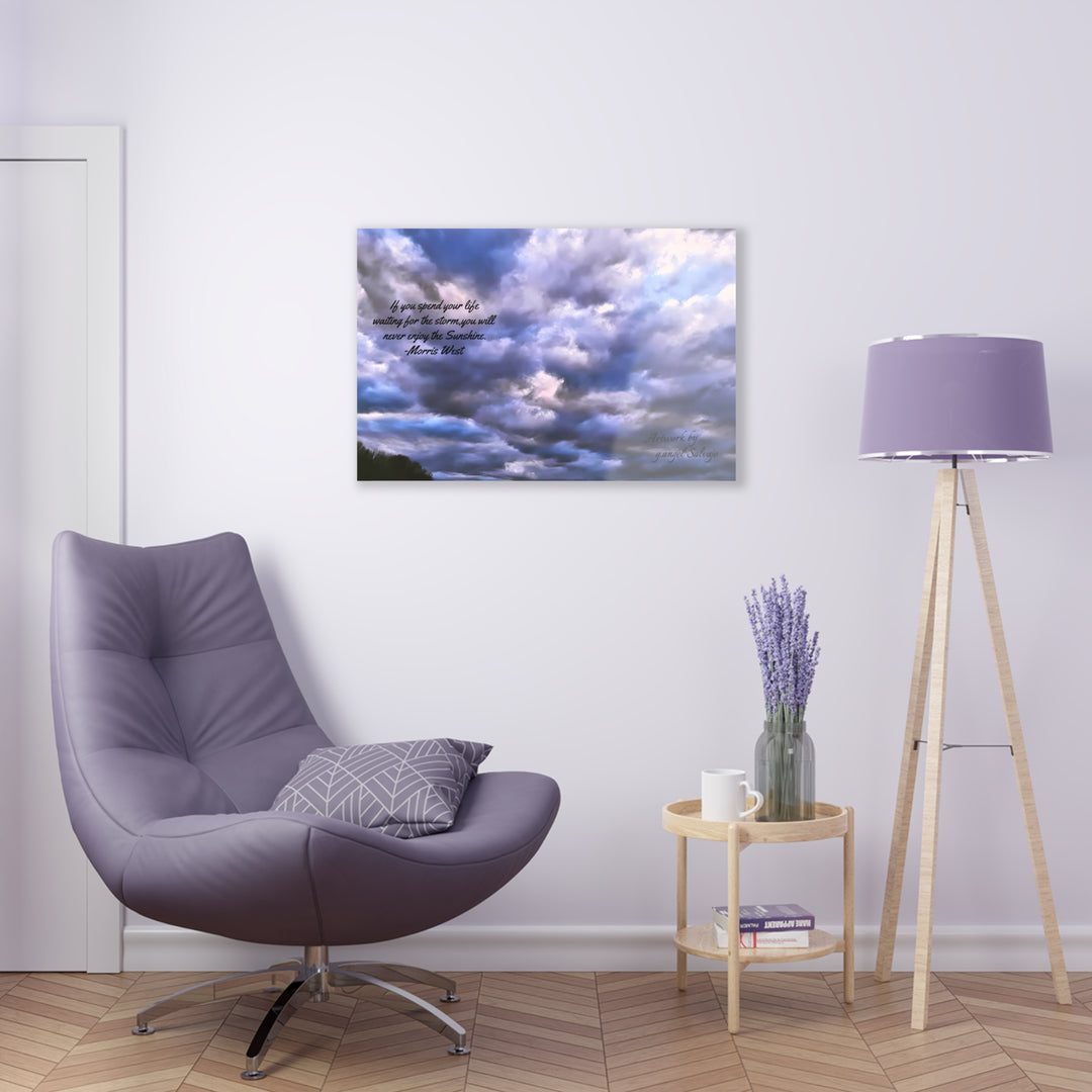Dont Miss the Sunshine, Morris West Quote Acrylic Prints