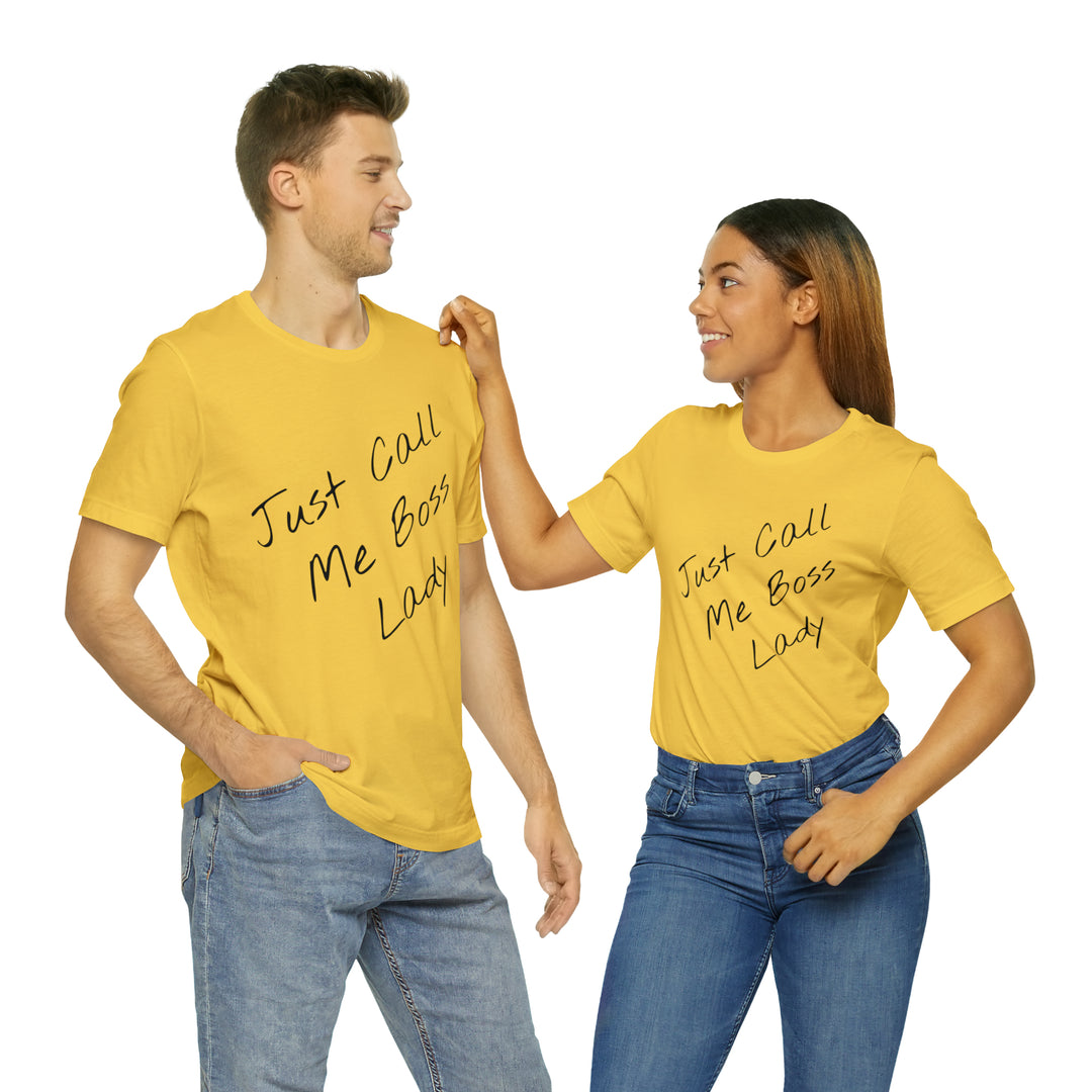 D'Boss Lady Unisex Jersey Short Sleeve Tee